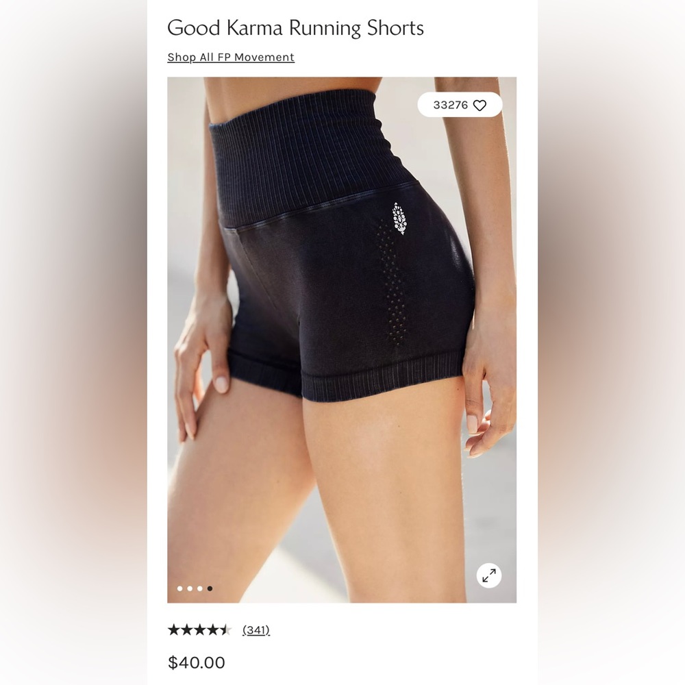 FP Movement Good Karma Running Shorts